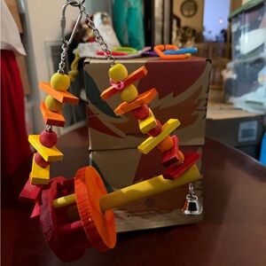 Colorful Bird Toy with Bell by Moriank